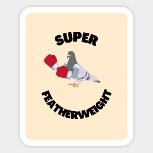 Super Featherweight Boxer Sticker